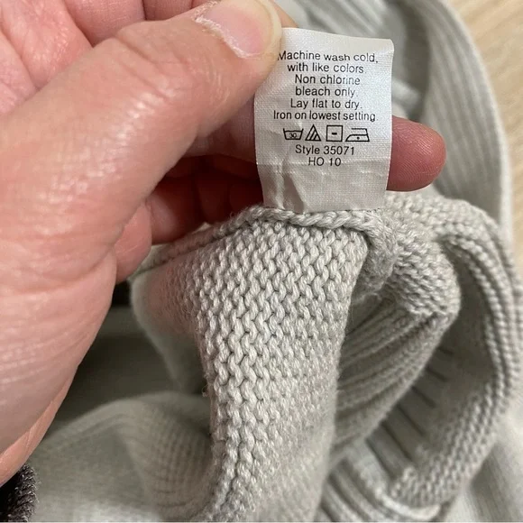 J Crew Factory chunky knit cardigan - Picture 4 of 6